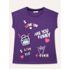 Dievčenské tričko - Winkiki WTG 01799, fialová Farba: Fialová, Veľkosť: 140