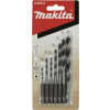 Makita D-62371 sada spirálových vrtáků do dřeva 2 mm, 3 mm, 4 mm, 5 mm, 6 mm, 8 mm 1/4 (6,3 mm) 1 ks