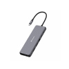USB (3.2) hub 13-port, 32153, šedý, dĺžka kábla 20cm, Verbatim, 2x USB C, 6x USB A, 2x HDMI