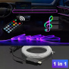 Osvetlenie okolia LED RGB Optické vlákno Osvetlenie interiéru auta 3M