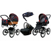 BabyLux Detský kočík 4v1 Classic (vanička, športová sedačka, autosedačka)
