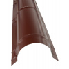 Hrebenáč oblý r.š. 312,5 mm pre škridlové krytiny - Standard, RAL 3009 Červená, 312,50 mm