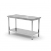 Stredový stolík, s policou - skrutkovací, HENDI, Kitchen Line, 1000x700x(v)850mm 810705H