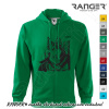 Mikina RANGER® - VLK - a L Zelená