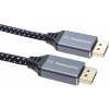 PremiumCord DisplayPort 1.4 přípojný kabel, kovové a zlacené konektory, 1m kport10-01