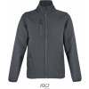 SOL´S FALCON / Dámska 3-vrstvová softshellová bunda - charcoal grey XXXL
