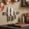 Magnetický držiak na nože orechový BISBELL WALNUT TMAVOHNEDÝ 35 cm