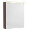 Sapho - LINEX galérka s LED osvetlením, 60x70x15cm, ľavá/pravá. borovica rustik