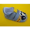 Detské kožené capačky D.D.Step K1596-41928 grey BAREFOOT