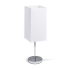 RENDL NYC/TEMPO 15/30 stolná Polycotton biela/chróm 230V LED E27 15W