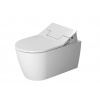 Duravit ME by Starck Závesné WC pre bidetovú dosku SensoWash, s WonderGliss, alpská biela 25285900001
