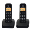 Bezdrôtový telefón Motorola S1202 Duo Black HandsFree - podsvietený displej