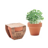 Terakotový kvetináč - žerucha , wood Farba: wood