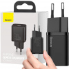 Baseus Super Si Quick Charger 1C CSUP-J01 30W 1x USB-C PD 3.0 QC 3.0 ČIERNA