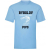 Rybolov a pivo - Svetlomodrá , Pánske , S