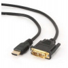 GEMBIRD CABLEXPERT Kabel HDMI-DVI 0,5m, 1.3, M/M stíněný, zlacené kontakty (CC-HDMI-DVI-0.5M)