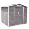 Záhradný domček G21 GAH 407 - 213 x 191 cm, šedý GAH-407-ZNWG-2S0