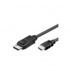 Techly 1m DisplayPort/HDMI Čierna (ICOC-DSP-H-010)
