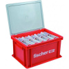 Fischer HWK montážny box plný profi Fisher malty 20ks + 40 zmiešavačov