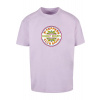 Beatles - St Peppers Lonely Hearts Heavy Oversize Tee - lilac M