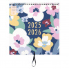 Busy B Nástenný kalendár na 17 mesiacov Floral 2025/26