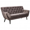 Stylife SEDAČKA CHESTERFIELD, textil, sivá - Sedačky - 001491003202