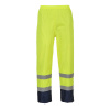 PORTWEST Kalhoty Hi-Vis Classic Contrast H444, do pasu, do deště, reflexní POR-H444YNRXXXL 3XL Žlutá/navy