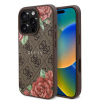 Guess tvrdý obal 4G Flower Print MagSafe (GUHMP16XP4ROPEMCW) - iPhone 16 Pro Max - Hnedý