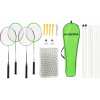 HUDORA FAMILY SET KOMPLETNÁ raketa s loptou (BADMINTONOVÝ SET PRE 4 OSOBY RODINA KOMPLET HUDORA)