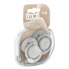 LOVI Silikónový dynamický cumlík Harmony 2ks 6-18m Boy