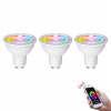 LED žiarovky ZigBee GU10 Smart Sync RGBCCT 2200-6500K C+W 5W 3KS
