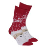 Veselé ponožky vianočné WOLA w94.155 vz.841 - Merry christmas Veľkosť: 39-41