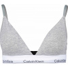 Calvin Klein LL TRIANGLE sivá,biela,čierna Dámska podprsenka S