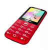 EVOLVEO EasyPhone XO, mobilný telefón pre seniorov s nabíjacím stojanom (červená farba) (EP-630-XOR)