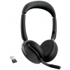 Jabra Evolve2 65 Flex Link380a UC Sluchátka On Ear Bluetooth®, 26699-989-999, stereo, černá, Potlačení hluku