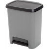 Kôš KIS Compatta, 25L, čierny/sivý, na odpadky