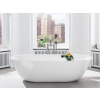 Villeroy & Boch THEANO 155x75 cm vaňa voľne stojaca quarylová, Biela UBQ155ANH7F200V-01 UBQ155ANH7F200V-01