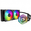 Cooler Master vodní chladič MasterLiquid 240 Atmos ARGB, 2x120mm, LGA1851, AM5, černá MLX-D24M-A25PZ-R1