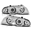Predné svetlá BMW E46 Sedan/Touring 98-01 Angel Eyes Chrome