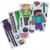 Detské samolepky na stenu - Minecraft samolepky na stenu XL 19pcs Creeper Steve (Detské samolepky na stenu - Minecraft samolepky na stenu XL 19pcs Creeper Steve)