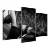 Obrázok Triptych krásna žena retro erotika 90x60 (Obrázok Triptych krásna žena retro erotika 90x60)