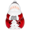 Dekorácia MagicHome Vianoce, Santa, LED, terakota, 8,5x8,2x12,5 cm