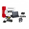 Asistenty parkovania TFT02 4,3 s kamerou HD-501-IR 4-senzorové, čierne GOLD Amio