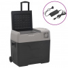 zahrada-XL Chladiaci box s kolieskom a adaptérom čierno-sivý 50 l PP 3154637