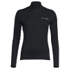 Vaude fleecový pulóver Livigno Halfzip II, dámsky, black