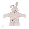 Béžový bambusový župan pre deti, MA2378 Linen
