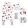 Spací vak so zahrnovacími nohavičkami Baby fireman, veľ. M, 86/104 Baby Nellys 8596309443386