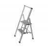 Wenko WENKO 601011100 - Stupienkový rebrík ALU-DESIGN 44x101 cm strieborná/čierna WE0491 + záruka 3 roky zadarmo + záruka 3 roky zadarmo