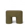 Ferm Living Detská stolička/stolík Podo Stool Khaki – zelená