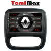 TomiMax Renault Trafic, Opel Vivaro, Fiat Talento 9“ Android 14 autorádio s WIFI, GPS, USB, BT HW výbava: QLED 8 Core 4GB+64GB PX HIGH - iba displej A